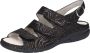 Waldläufer Sandalen GUNNA zomerschoen sandaal sleehak in metallic-look g-breedte - Thumbnail 1