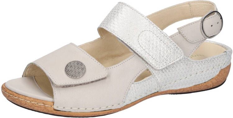 Waldläufer Sandalen HELIETT zomerschoen klittenbandschoen sleehak in comfortwijdte h (=zeer breed)
