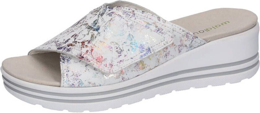 Waldläufer Sleehakmuiltjes H-MICHELLE zomerschoen comfort-schoen met klittenbandsluiting. h-breedte
