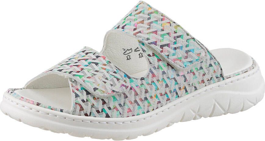 Waldläufer Slippers H-JOLINE Zomerschoen comfortabele schoen huisschoen met klittenbandsluitingen H-breedte
