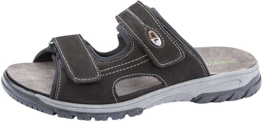 Waldläufer Slippers Harald zomerschoen slippers klittenbandschoen in breedte h (= zeer breed)