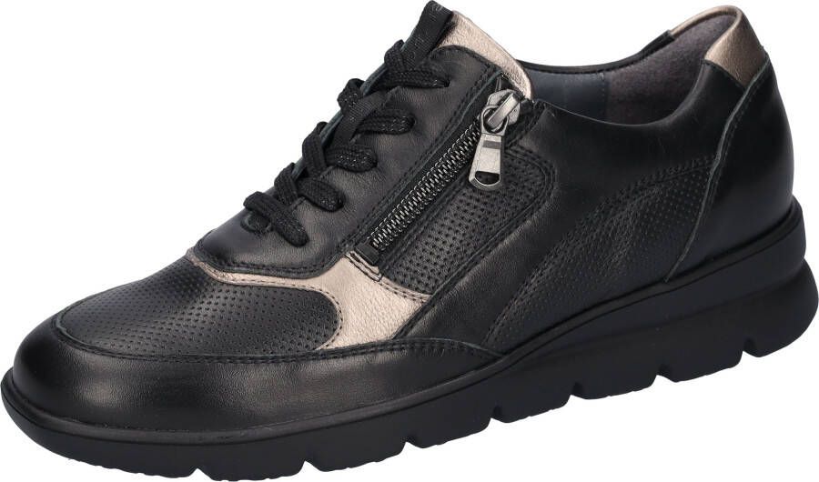 Waldläufer Sneakers H-Bruni vrijetijdsschoen lage schoen veterschoen in comfortabele breedte g (= wijd)