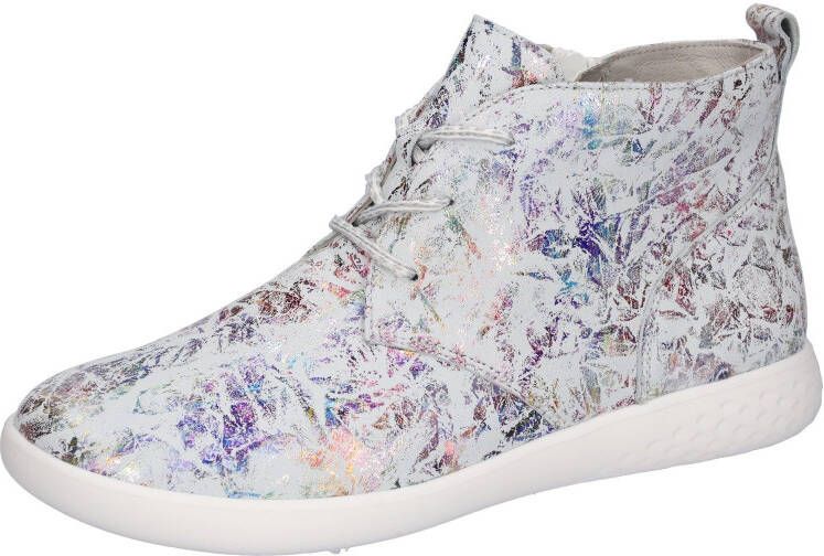 Waldläufer Sneakers H-CLOÉ veterschoenen comfortabele schoen vrijetijdsschoen met metallic-print breedte h