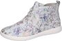 Waldläufer Sneakers H-CLOÉ veterschoenen comfortabele schoen vrijetijdsschoen met metallic-print breedte h - Thumbnail 1