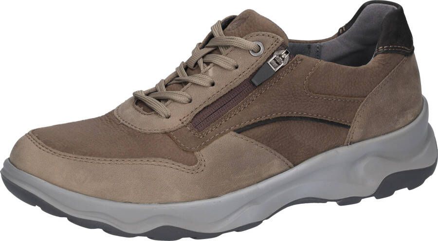 Waldläufer Sneakers H-max comfortabele schoen lage schoen veterschoen in comfortbreedte h = zeer breed