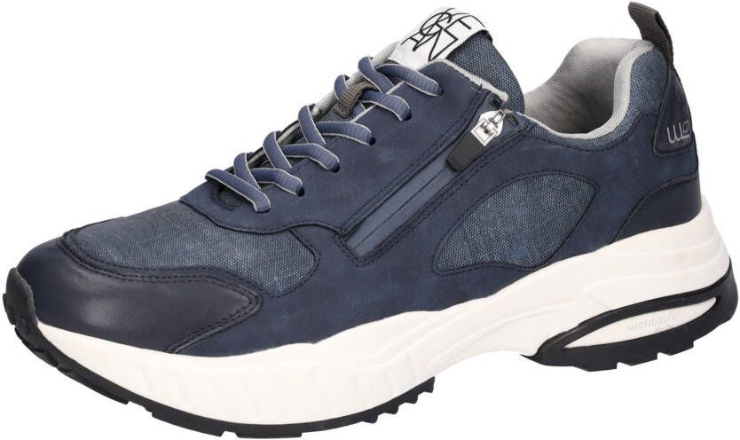 Waldläufer Sneakers H-PERO lage schoen veterschoen vrijetijdsschoen comfortbreedte h (= zeer breed)