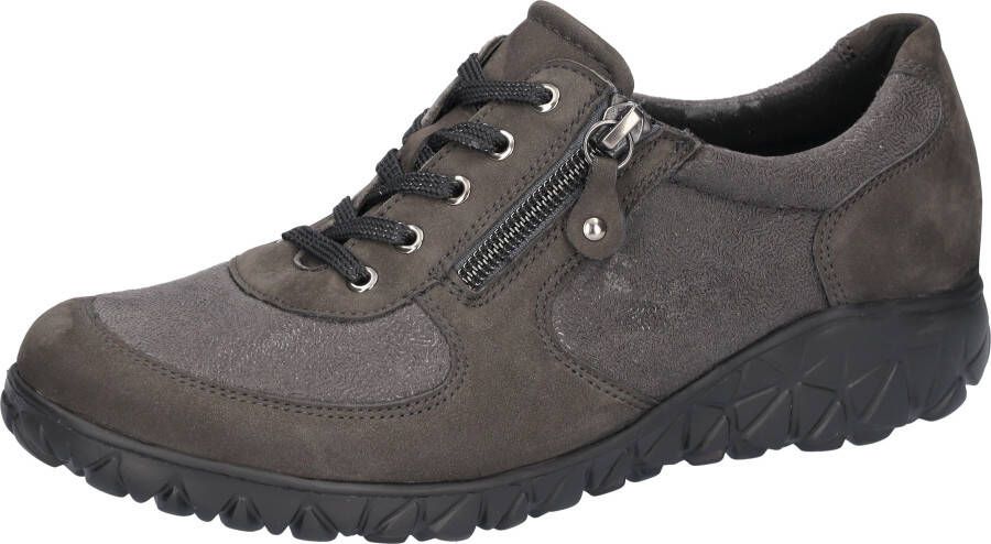 Waldläufer Sneakers HAVY-SOFT vrijetijdsschoen lage schoen veterschoen in comfortwijdte h = zeer breed