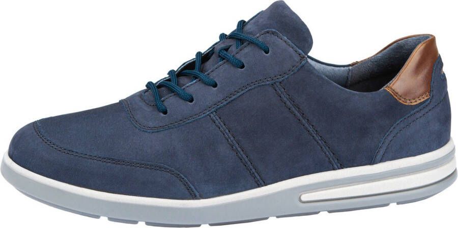 Waldläufer Sneakers Klemens in extra brede schoenwijdte k vrijetijdsschoen lage schoen veterschoen