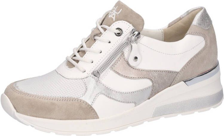 Waldläufer Sneakers met sleehak H-Clara veterschoenen lage schoen comfortabele schoen met uitneembaar voetbed