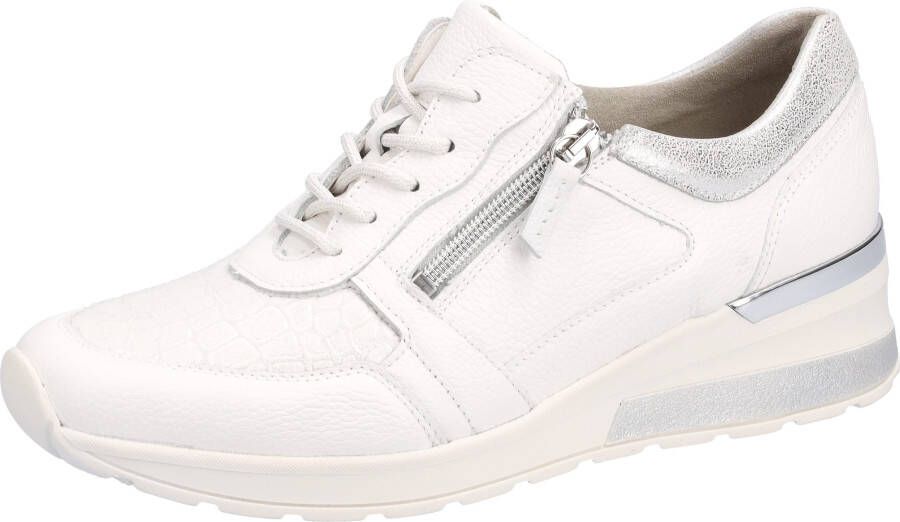 Waldläufer Sneakers met sleehak H-Clara veterschoenen lage schoen vrijetijdsschoen met metallic inzet - Foto 2