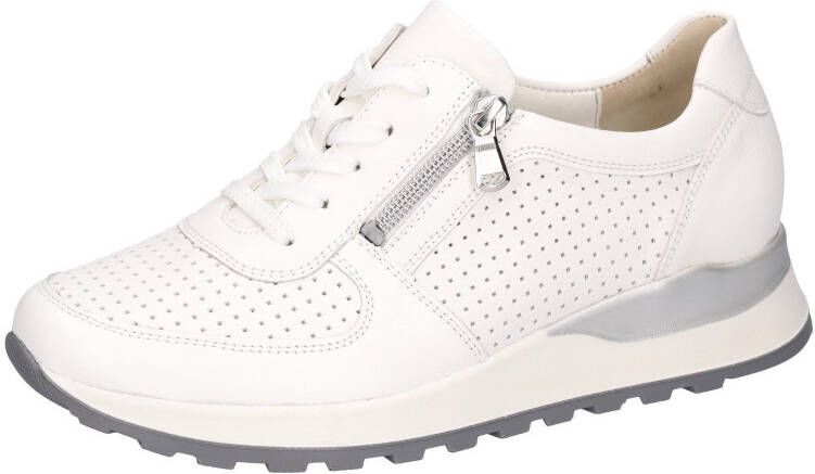 Waldläufer Sneakers met sleehak Hiroko veterschoenen lage schoen vrijetijdsschoen in schoenmaat h (= zeer breed)