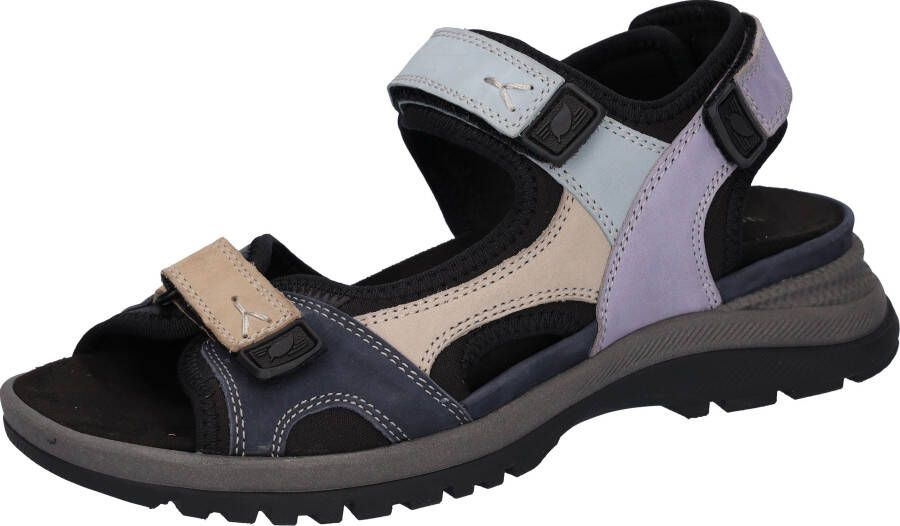 Waldläufer Trekkingsandalen H-SORA outdoorschuh zomerschoen wig-hak in comfortabele schoenbreedte h
