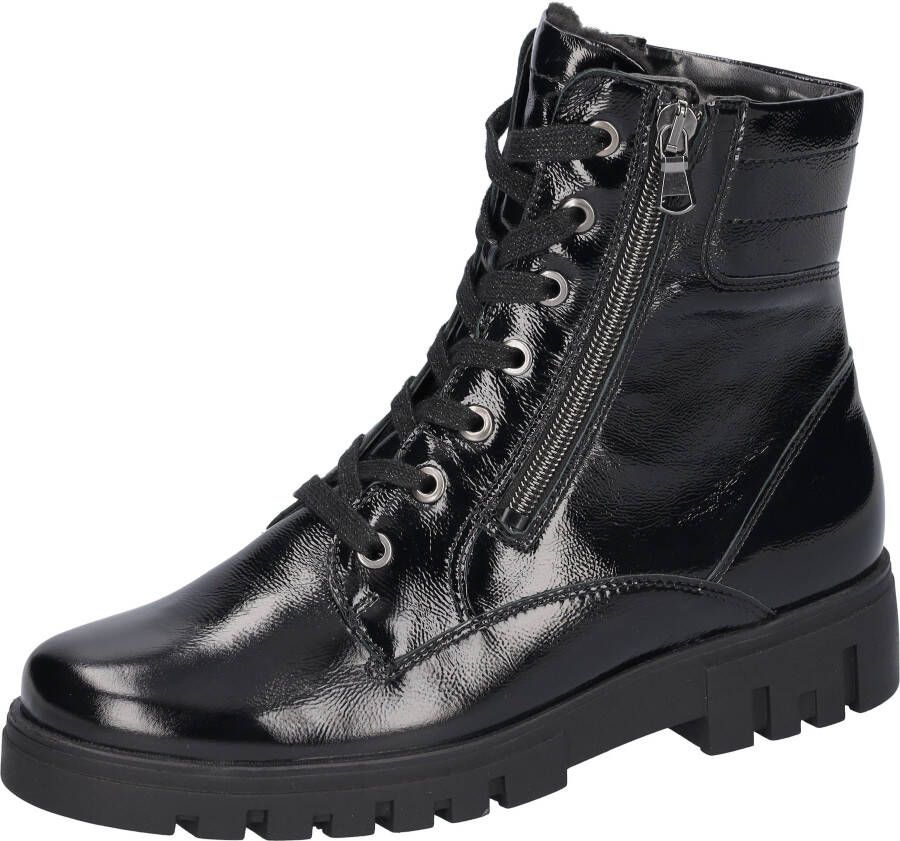 Waldläufer Veterlaarsjes H-SERENA veterschoenen lakenkellaars in comfortabele breedte g (=breed)