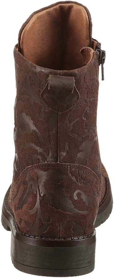 Waldläufer Veterlaarsjes G-RAVINA Veterboots blokhak in bloemmotief comfortwijdte G (=wijd) - Foto 4