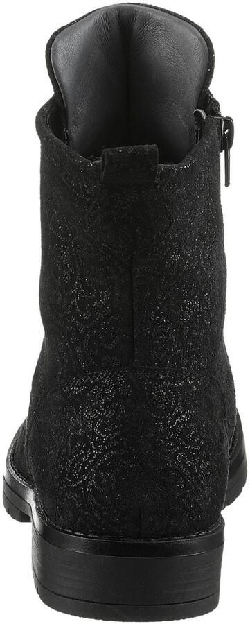 Waldläufer Veterlaarsjes G-RAVINA Veterboots blokhak in bloemmotief comfortwijdte G (=wijd) - Foto 5