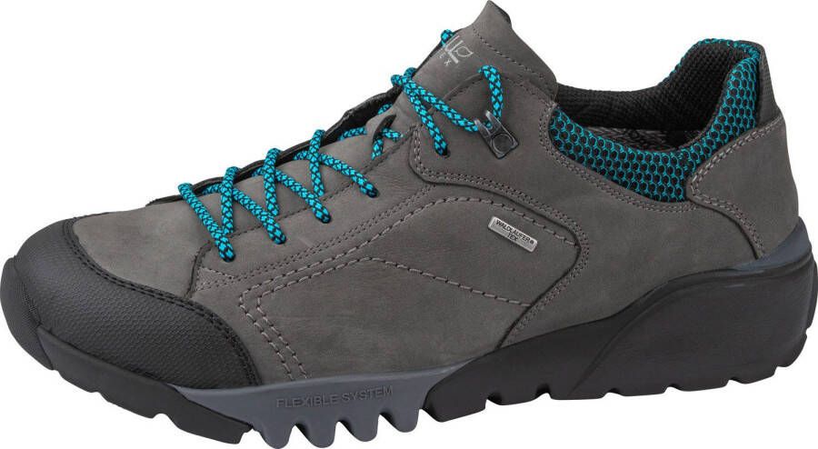 Waldläufer Veterschoenen H-FRITZ vrijetijdsschoen outdoorschoen sneaker in tex-uitvoering h-breedte