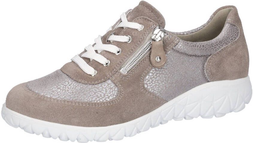 Waldläufer Veterschoenen Havy sneaker lage schoen vrijetijdsschoen in comfortbreedte h (= zeer breed)