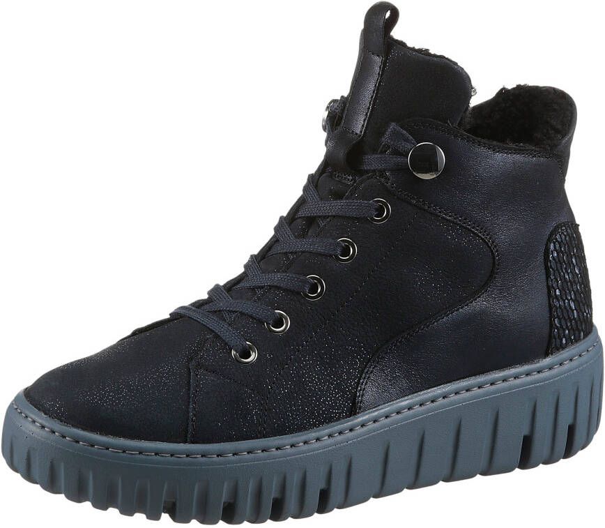 Waldläufer Winterlaarzen H-LIVIA veterschoenen comfort-enkellaars in comfortabele breedte g (= breed)