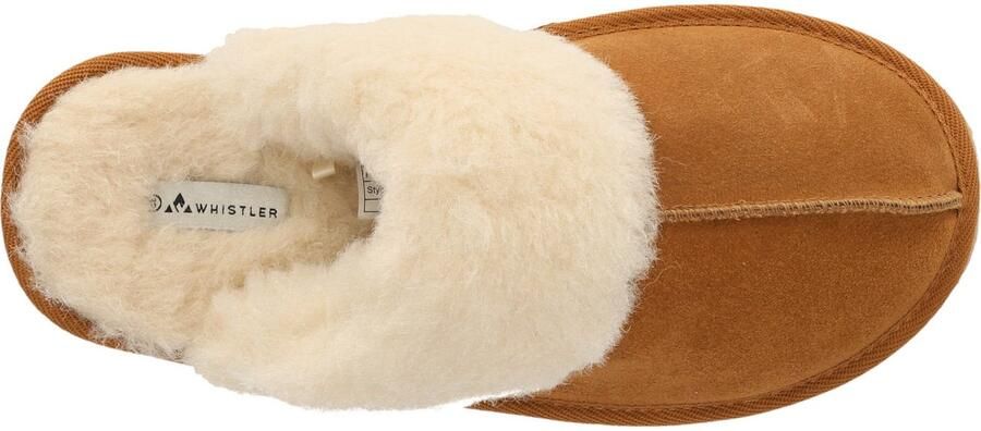 WHISTLER Pantoffels Carini W Leather Warm Slipper Pantoffel Clog Muilezel Flats met bontkraag - Foto 7
