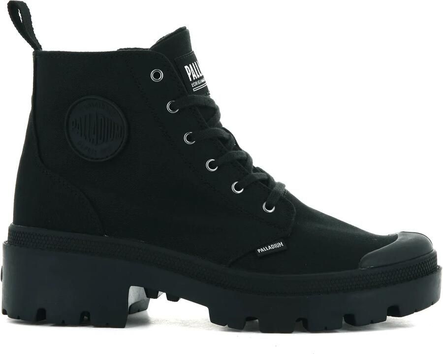Palladium Hoge Sneakers Synthetisch Materiaal Black
