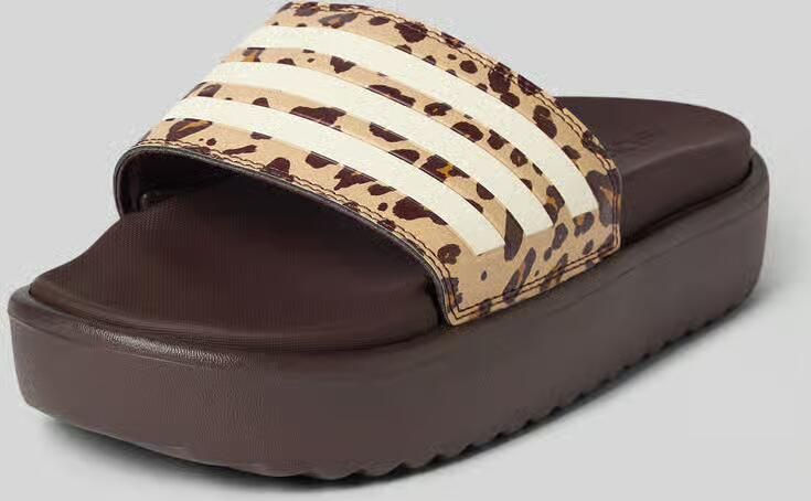 Adidas Sportswear Badslippers met label-embossing model 'ADILETTE PLATFORM' - Foto 9