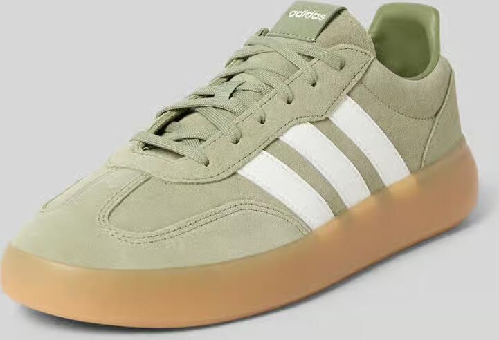 Adidas Sportswear Barreda Decode Lux leren sneakers grijsgroen ecru - Foto 13