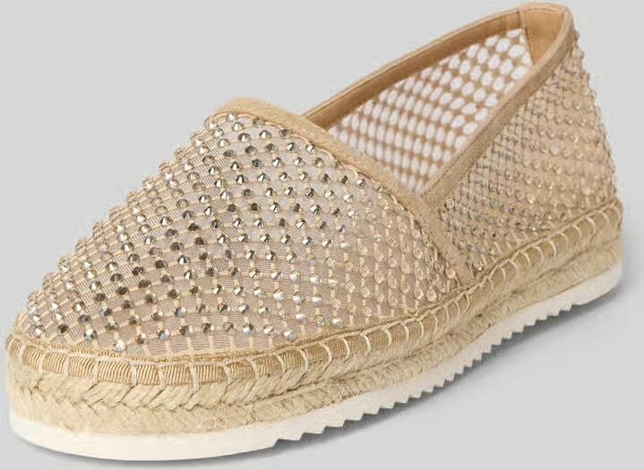 Alma en Pena Espadrilles met strass-steentjes