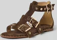 Alma en Pena Sandaaltjes van leer met studs