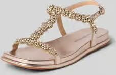 Alma en Pena sandalen met strass-steentjes