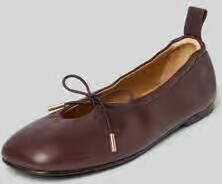 ALOHAS Ballerina met siernaad model 'ROSALIND'