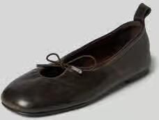 ALOHAS Ballerina's van leer met vetersluiting model 'Rosalind'