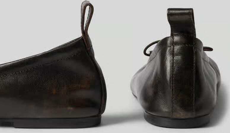 ALOHAS Ballerina's van leer met vetersluiting model 'Rosalind' - Foto 2