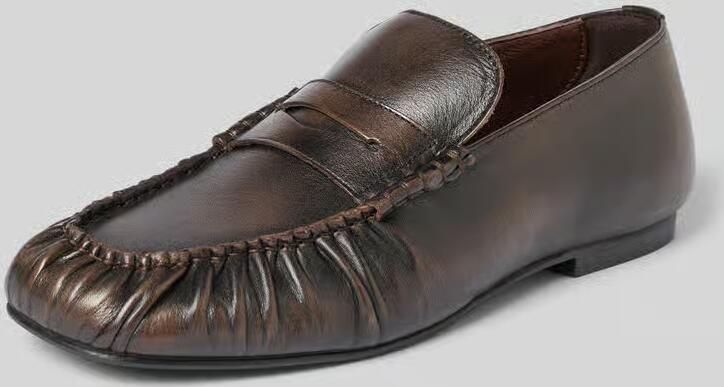 ALOHAS Loafers van runder nappa met siernaad