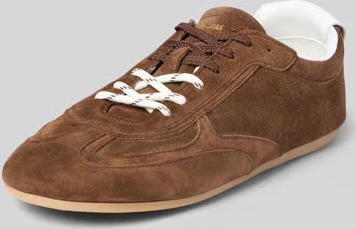 ALOHAS Sneaker van leer met vetersluiting en rubberzool