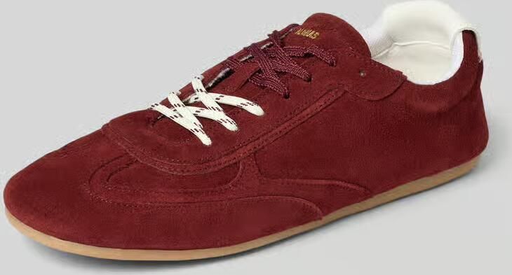 ALOHAS Sneaker van leer met vetersluiting en rubberzool