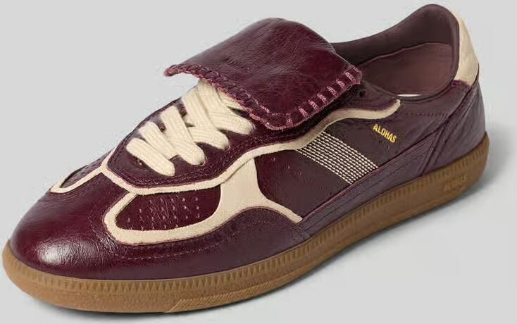 ALOHAS Sneakers van leer met reliëflogo model '490 Club Patent'