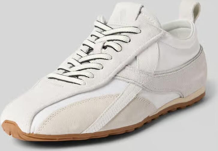 ALOHAS Sneakers van leermix met logodetail