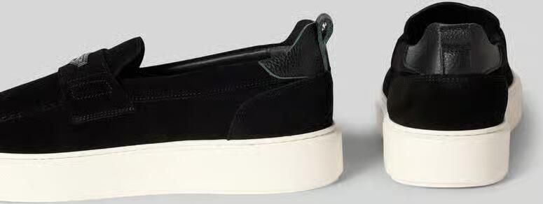 Antony Morato Loafers van leer met labelpatch model 'METAL ROWAN' - Foto 2