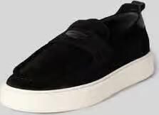 Antony Morato Loafers van leer met labelpatch model 'METAL ROWAN'