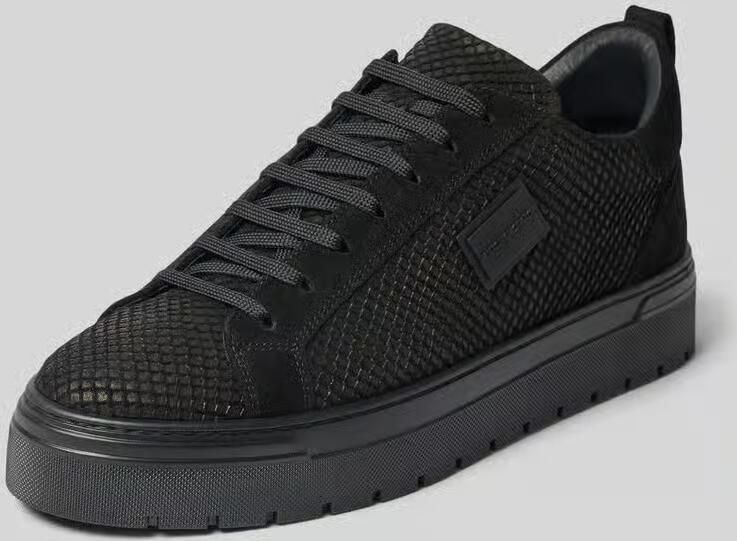 Antony Morato MMFW01934 9000 Black Sneakers Zwart Suede Heren Zwart - Foto 2