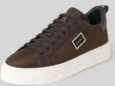Antony Morato Sneakers van leermix met logodetail