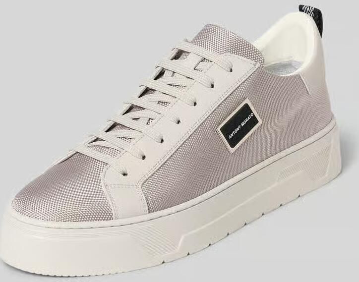 Antony Morato Metal Bold heren sneaker Licht grijs - Foto 8