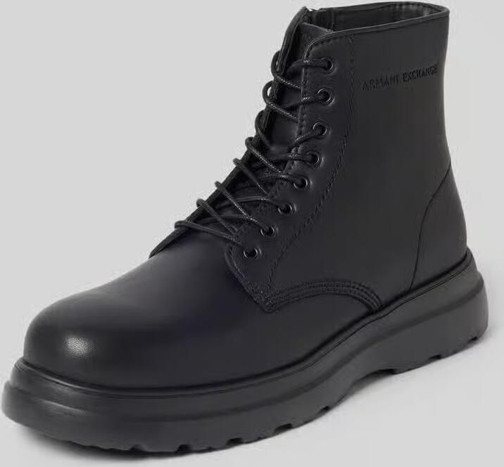 Armani Exchange boots van echt leer model 'LEA'