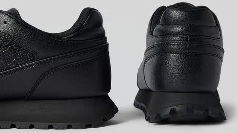 Armani Exchange sneakers met logomotief en geprofileerde zool - Foto 2