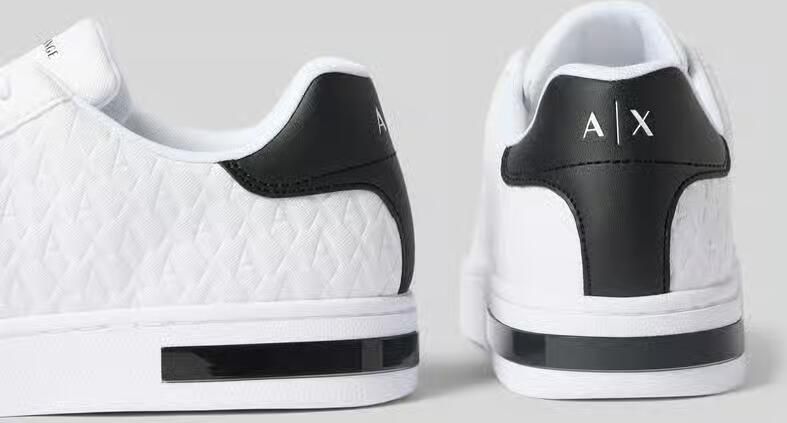 Armani Exchange Heren Schoenen Herfst Winter Collectie Polyester White Heren - Foto 11