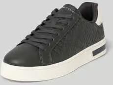 Armani Exchange sneakers met vetersluiting en logomotief