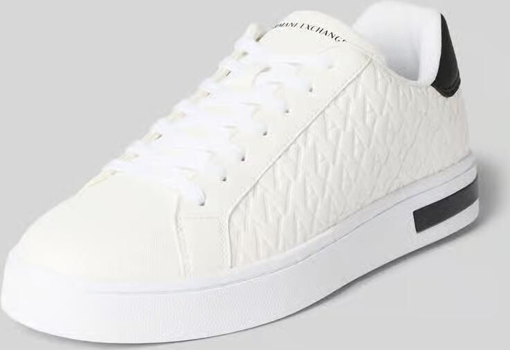 Armani Exchange Heren Schoenen Herfst Winter Collectie Polyester White - Foto 12