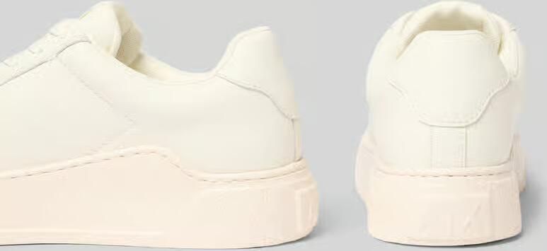 Armani Exchange Sneakers van leermix met logodetail model 'Lion' - Foto 2