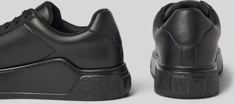 Armani Exchange Sneakers van leermix met logodetail model 'Lion' - Foto 2