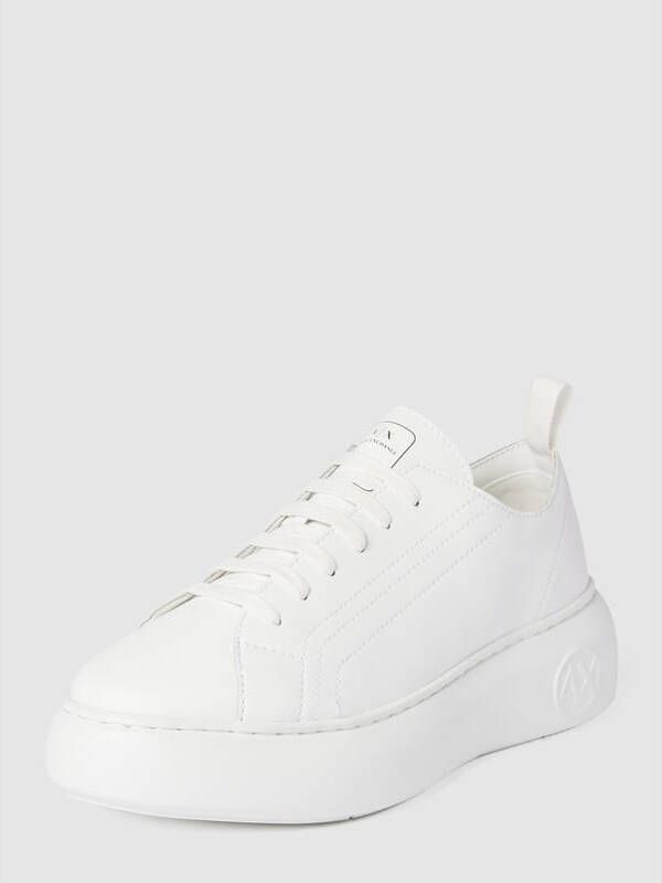 Armani Exchange Witte Sneakers voor Dames met Rubberen Zool Wit Dames - Foto 13